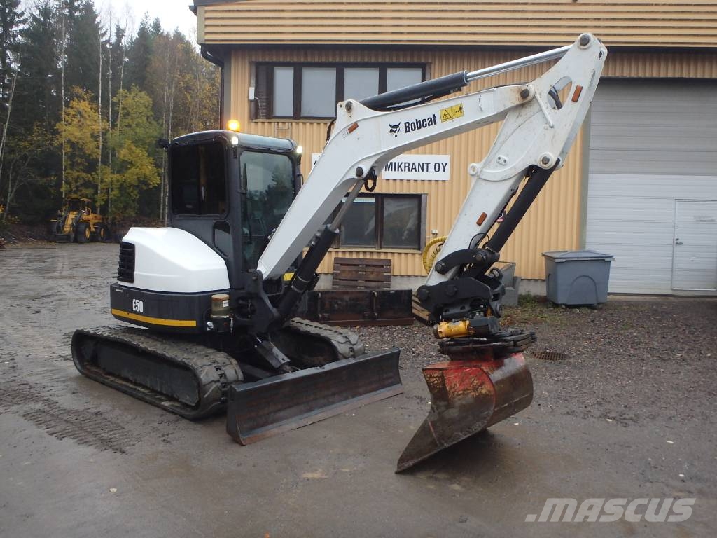Bobcat E 50 Engcon+pihdit Minigrävare < 7t