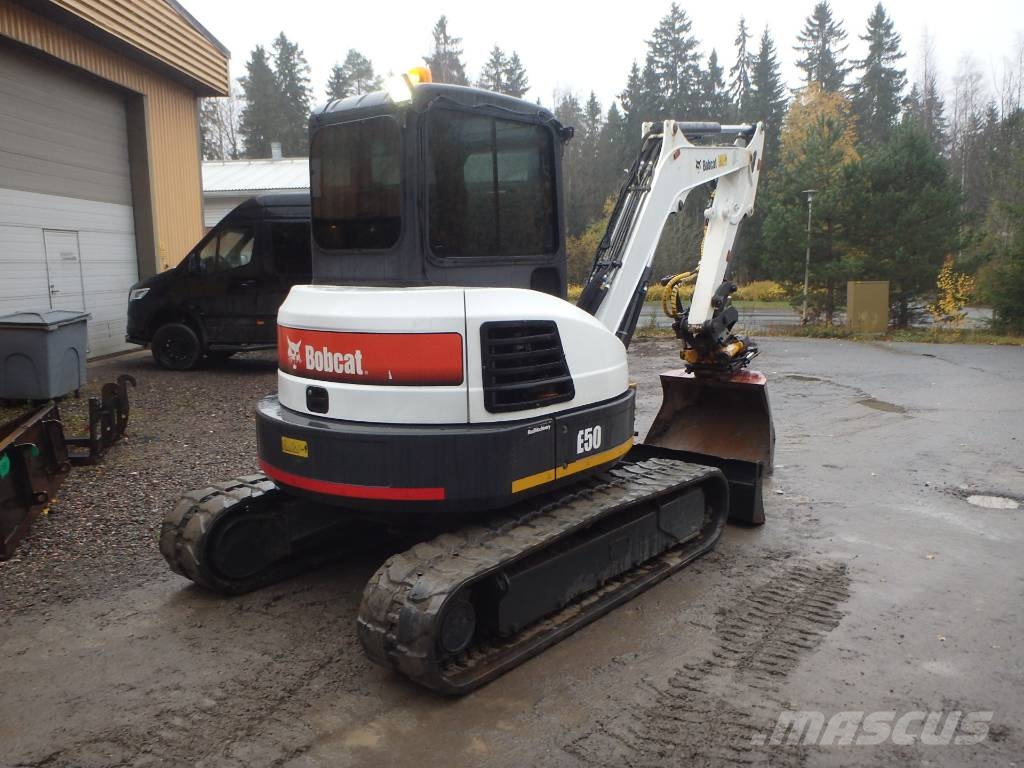 Bobcat E 50 Engcon+pihdit Minigrävare < 7t