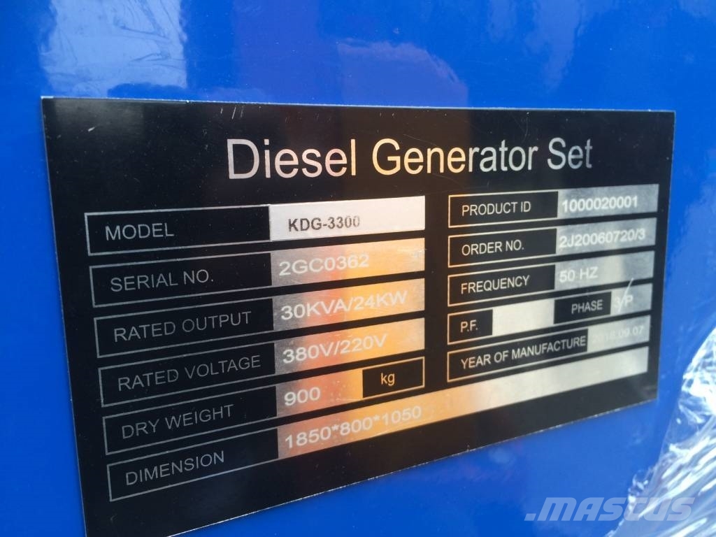 Kubota powered generator set KJ-T300 Dyzeliniai generatoriai