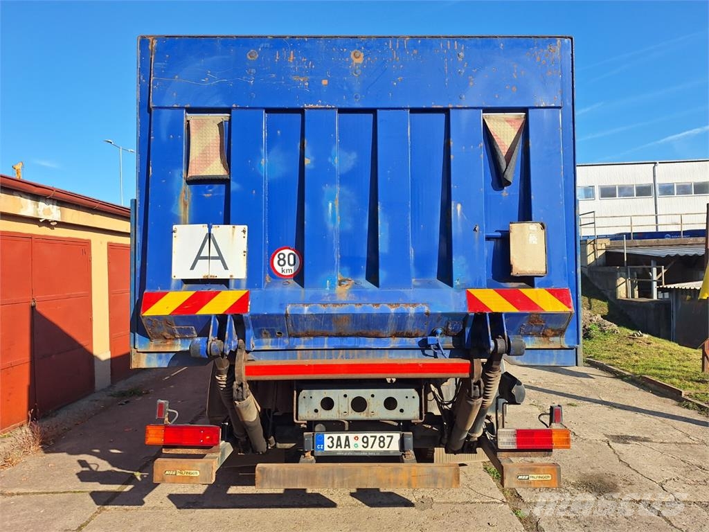 Mercedes-Benz AXOR 1829 + HR PALFINGER PK 8502 شاحنات مسطحة/مفصلية الجوانب