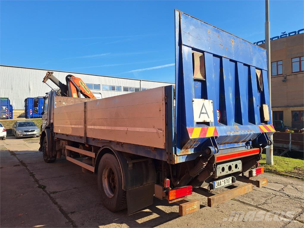 Mercedes-Benz AXOR 1829 + HR PALFINGER PK 8502 شاحنات مسطحة/مفصلية الجوانب