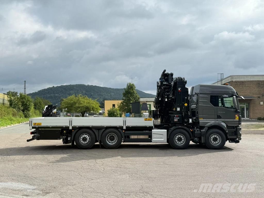 MAN TGS 35.520 TGS 35.520 8x2 HIAB X-HiPro858E-8 & Jib Guindastes todo-terreno