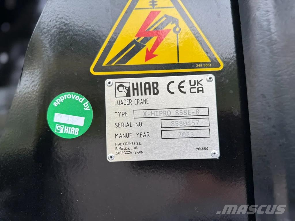MAN TGS 35.520 TGS 35.520 8x2 HIAB X-HiPro858E-8 & Jib Gru per tutti i terreni