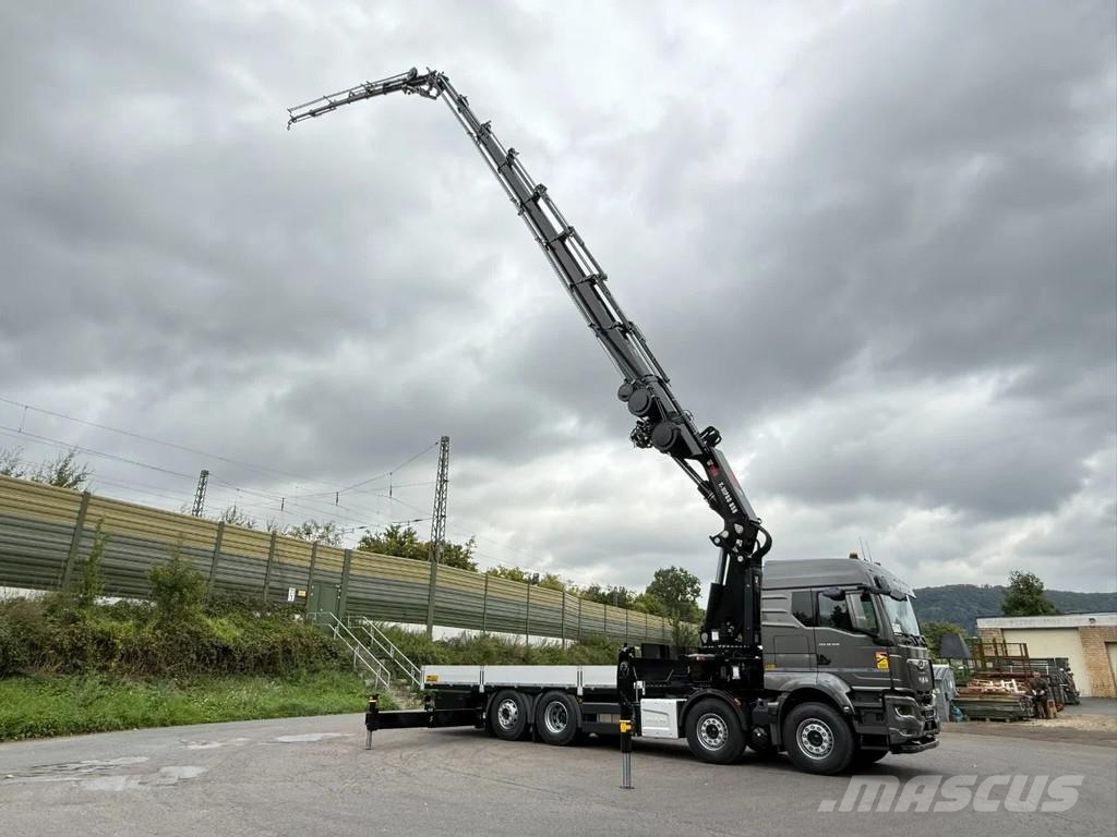 MAN TGS 35.520 TGS 35.520 8x2 HIAB X-HiPro858E-8 & Jib Guindastes todo-terreno