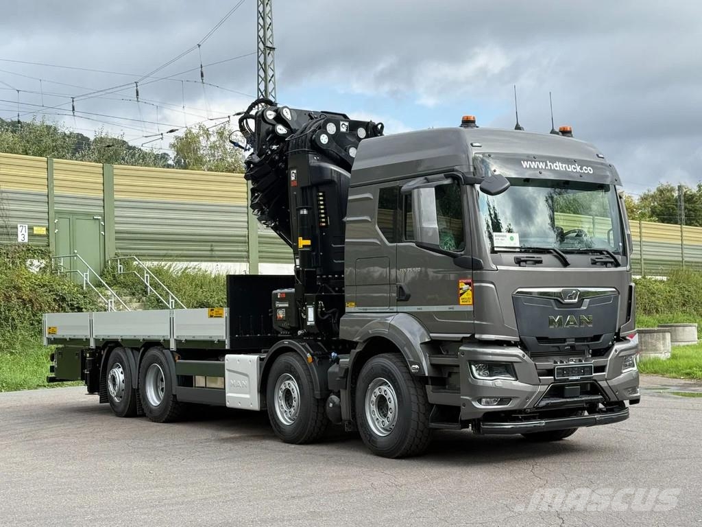 MAN TGS 35.520 TGS 35.520 8x2 HIAB X-HiPro858E-8 & Jib Guindastes todo-terreno