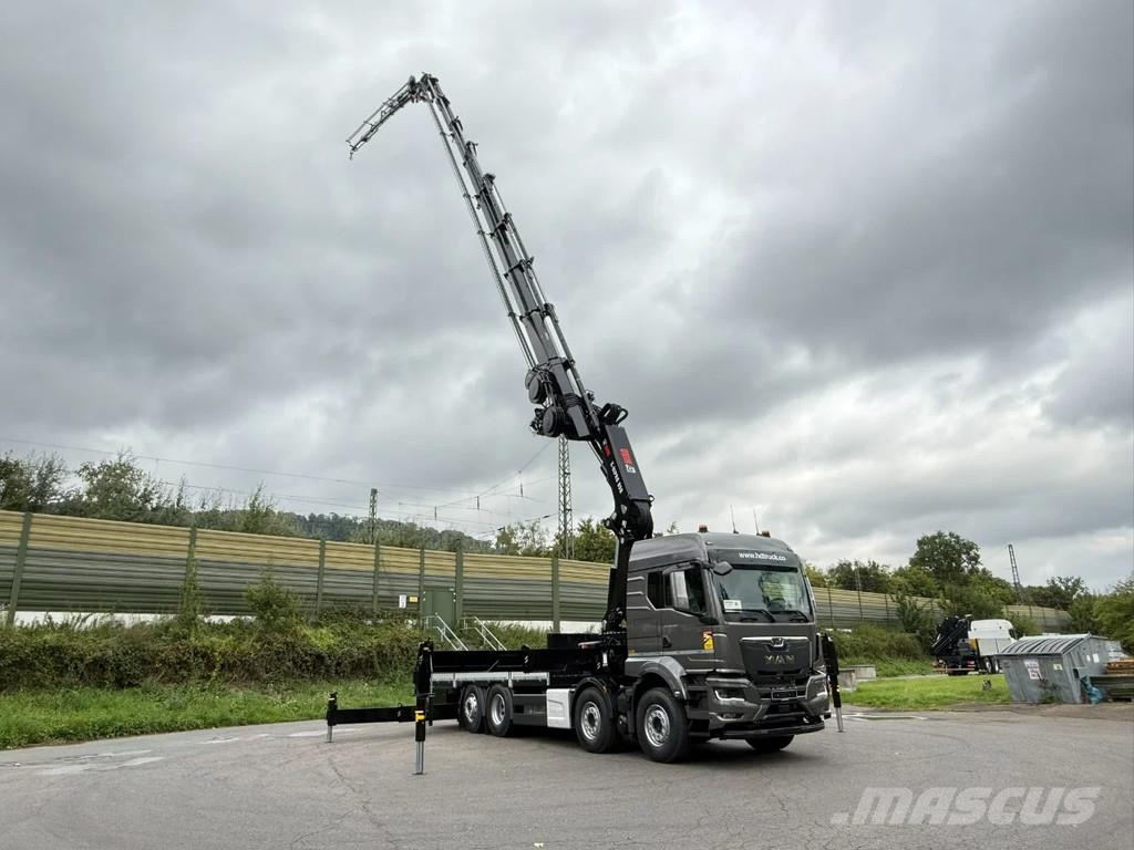MAN TGS 35.520 TGS 35.520 8x2 HIAB X-HiPro858E-8 & Jib Guindastes todo-terreno