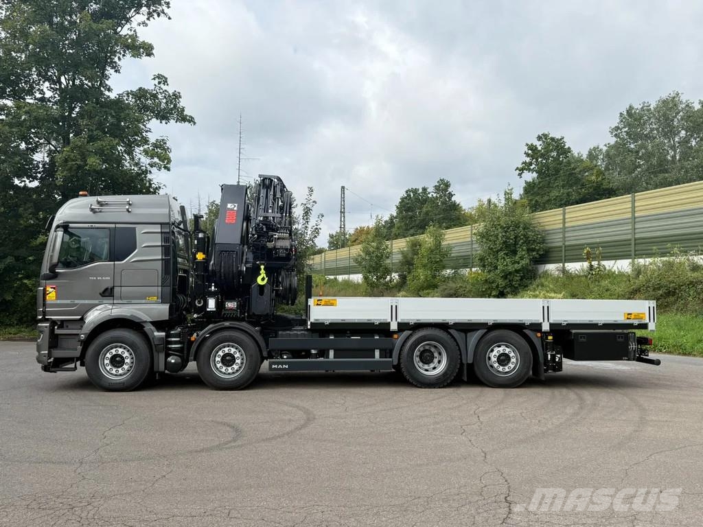 MAN TGS 35.520 TGS 35.520 8x2 HIAB X-HiPro858E-8 & Jib Guindastes todo-terreno