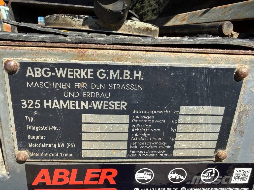 ABG Puma 169 Kombiwalze Walzenzug Комбіновані катки
