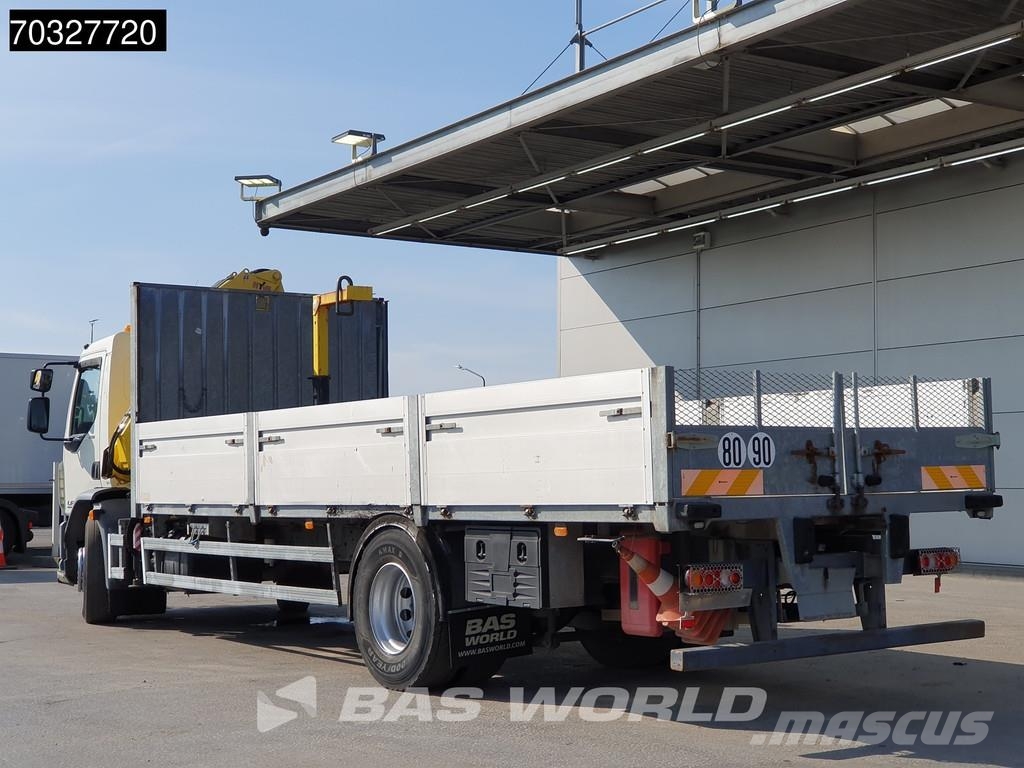 DAF LF 250 4X2 HYVA HB150XE3 Crane Kran Remote Automat 平板栏板货车