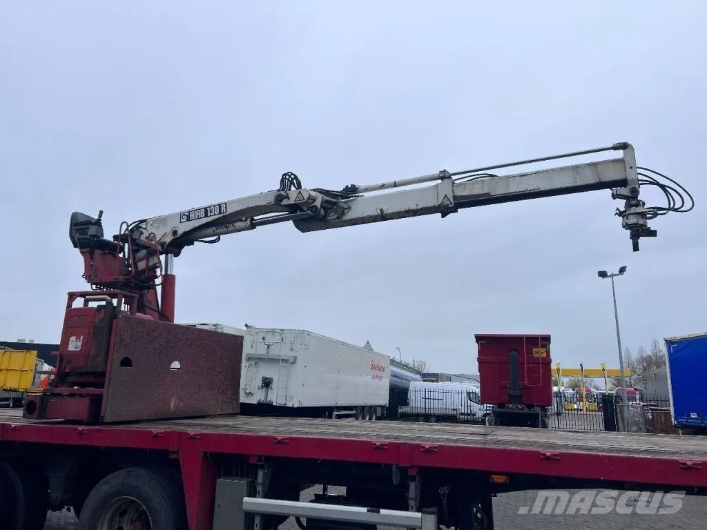 Floor FLO 17 30H 3 AXLE BPW + HIAB 130 R F-1 Semirremolques de plataformas planas/laterales abatibles