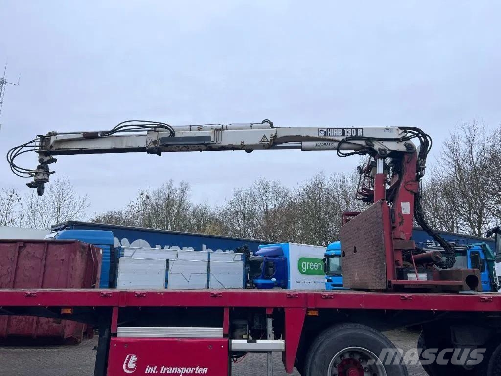 Floor FLO 17 30H 3 AXLE BPW + HIAB 130 R F-1 Semirremolques de plataformas planas/laterales abatibles
