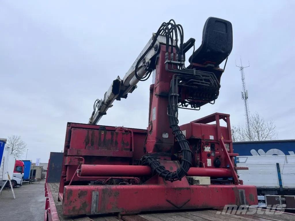 Floor FLO 17 30H 3 AXLE BPW + HIAB 130 R F-1 Semirremolques de plataformas planas/laterales abatibles