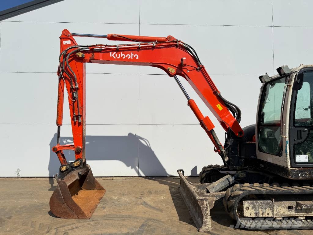 Kubota KX080-3 - Quick Coupler / Hammer Lines Midigravere 7 - 12t