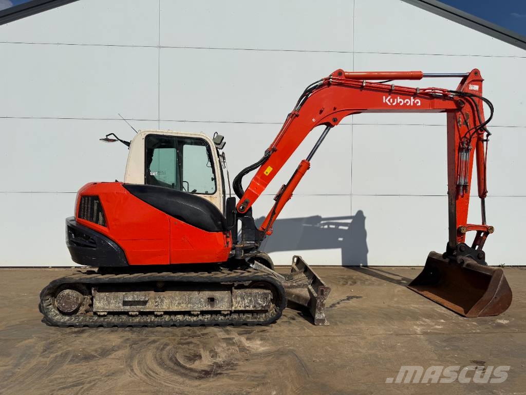 Kubota KX080-3 - Quick Coupler / Hammer Lines Midigravere 7 - 12t