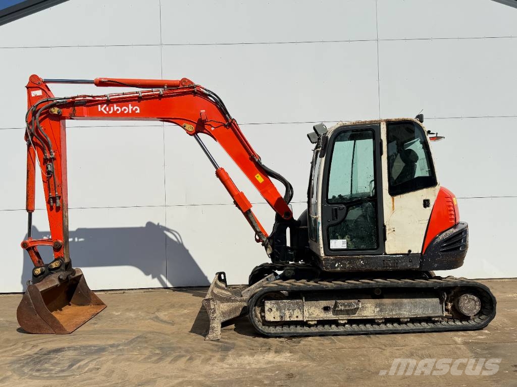 Kubota KX080-3 - Quick Coupler / Hammer Lines Midigravere 7 - 12t
