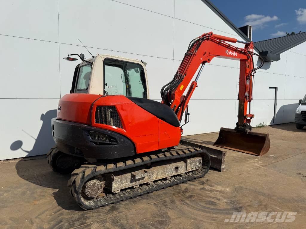 Kubota KX080-3 - Quick Coupler / Hammer Lines Midigravere 7 - 12t