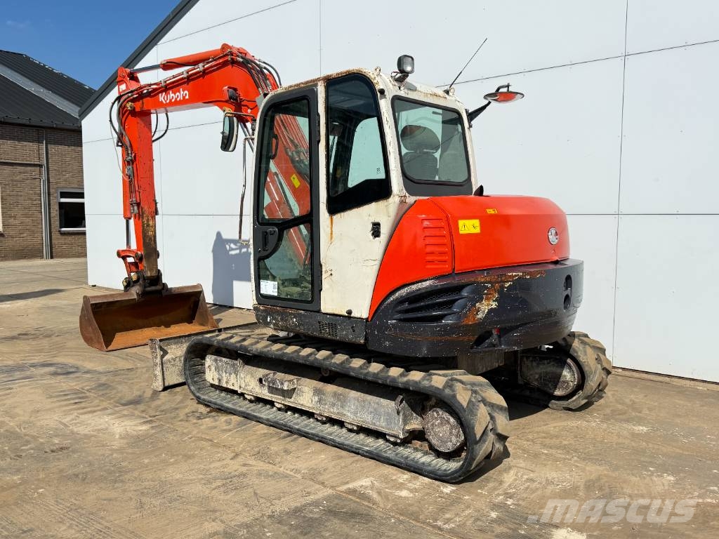 Kubota KX080-3 - Quick Coupler / Hammer Lines Midigravere 7 - 12t