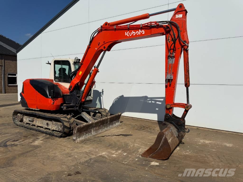 Kubota KX080-3 - Quick Coupler / Hammer Lines Midigravere 7 - 12t