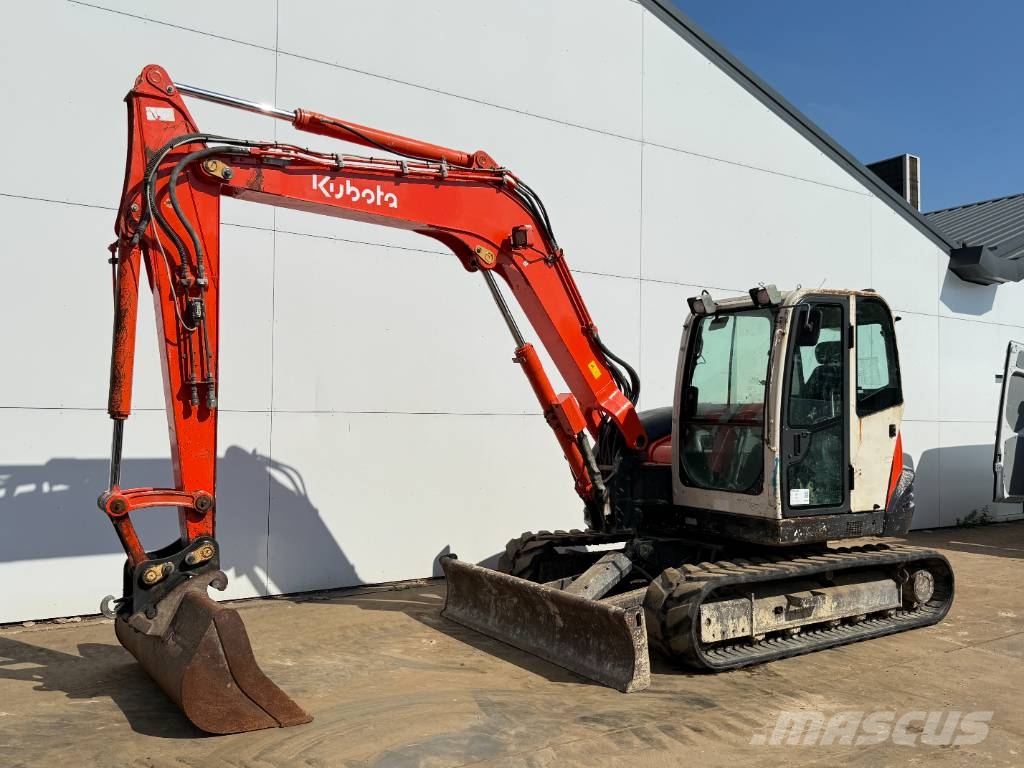 Kubota KX080-3 - Quick Coupler / Hammer Lines Midigravere 7 - 12t