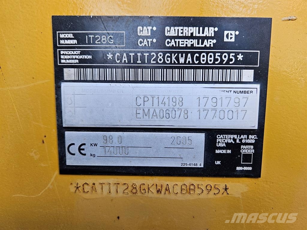 CAT IT28G Φορτωτές με λάστιχα (Τροχοφόροι)