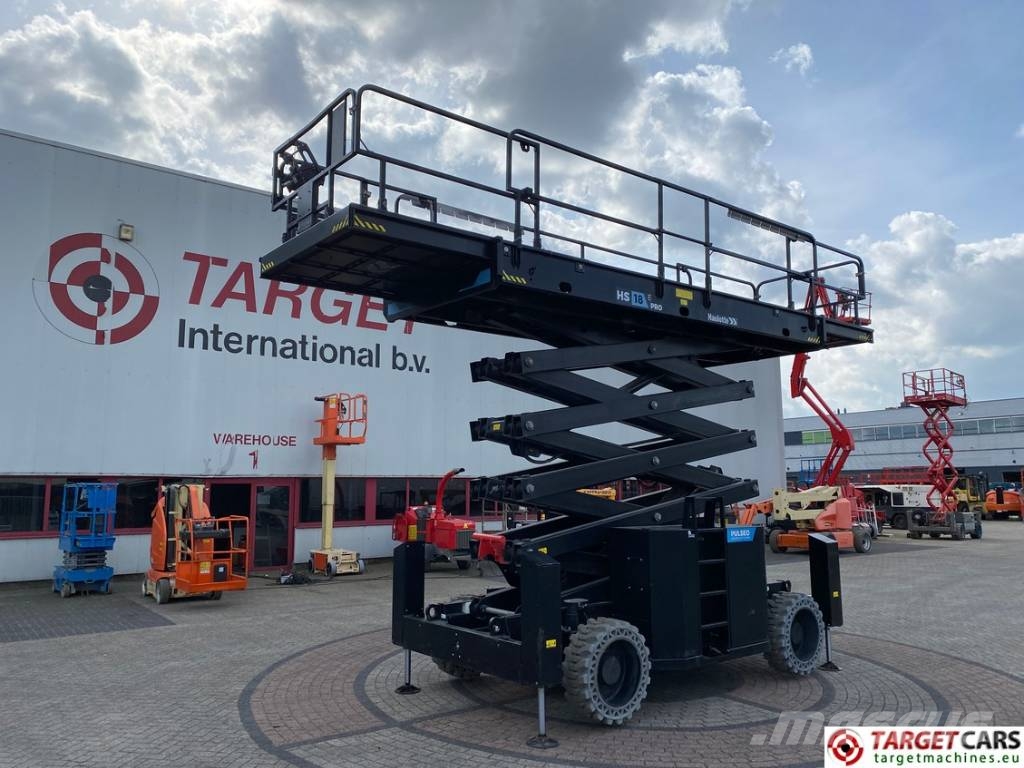 Haulotte HS18E Electric 4x4 Scissor Work Lift 1800cm Škarjaste dvižne ploščadi