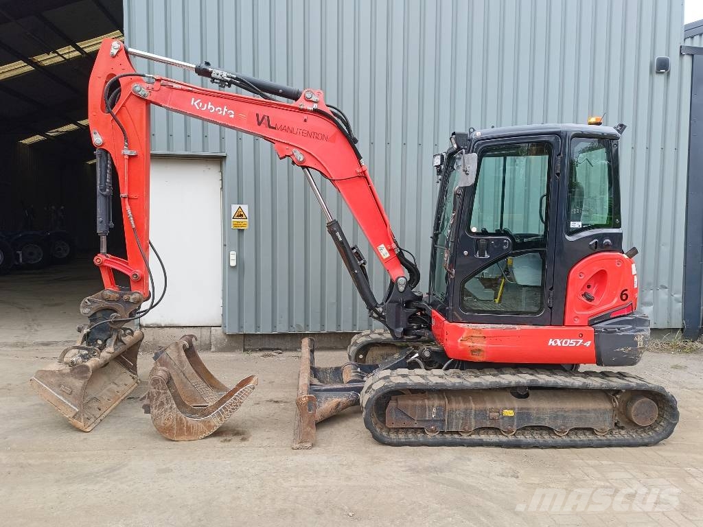 Kubota KX 057-4 5,7 ton mini graver midi excavator bagger Міні-екскаватори < 7т