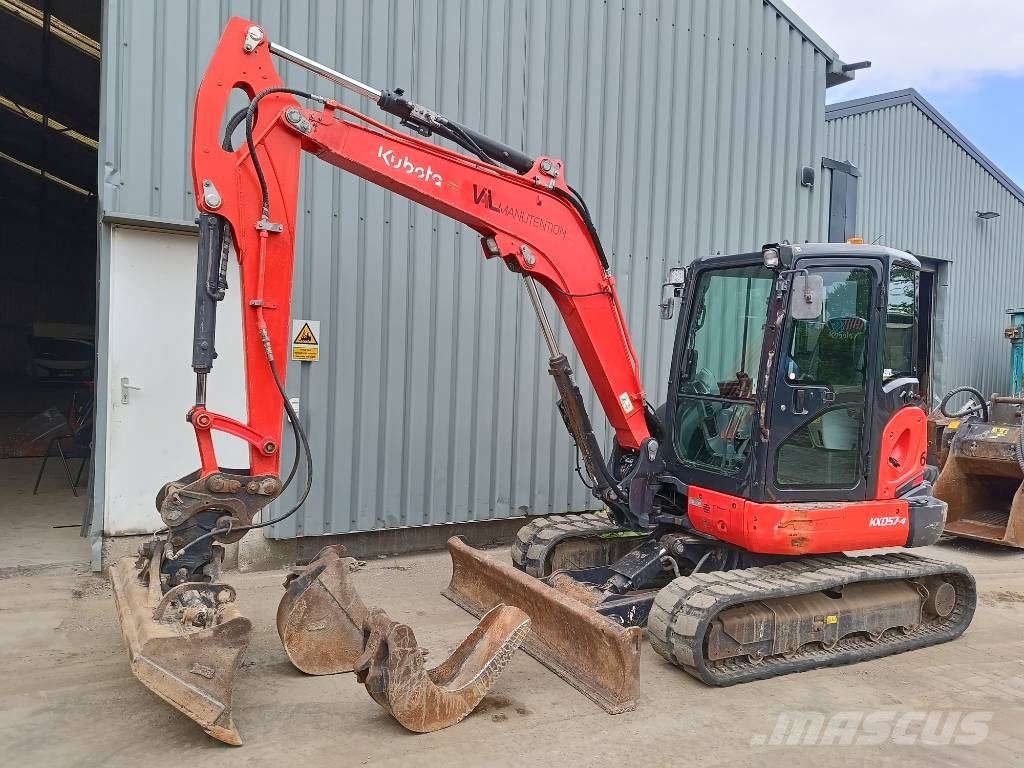 Kubota KX 057-4 5,7 ton mini graver midi excavator bagger Міні-екскаватори < 7т