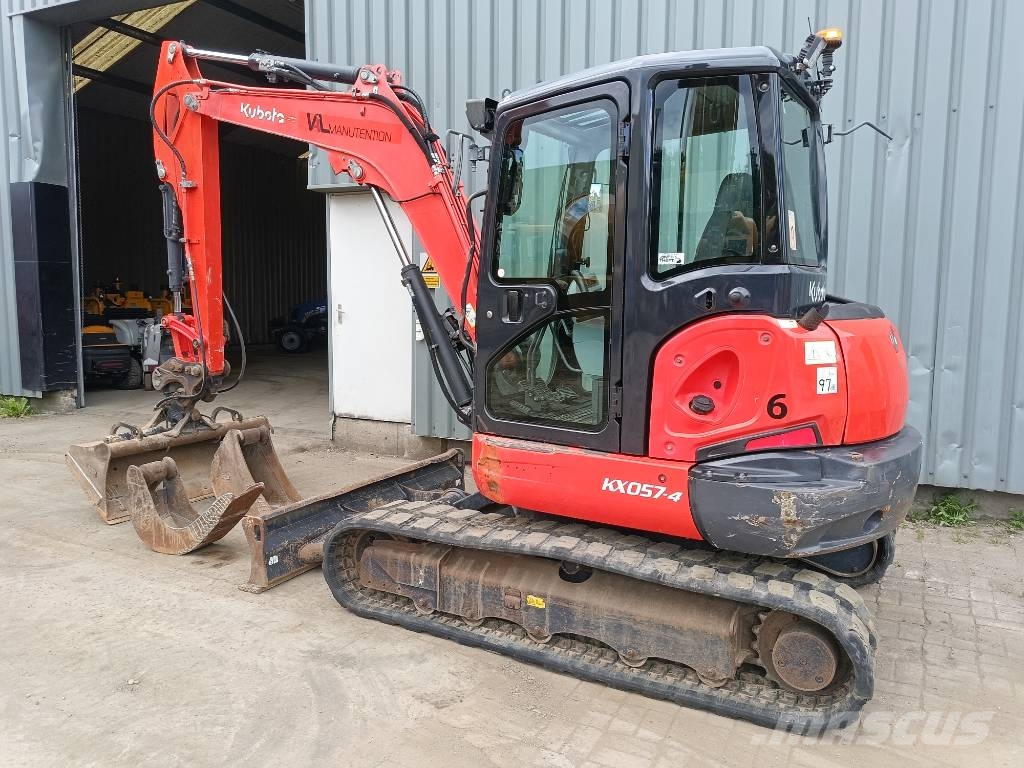 Kubota KX 057-4 5,7 ton mini graver midi excavator bagger Міні-екскаватори < 7т