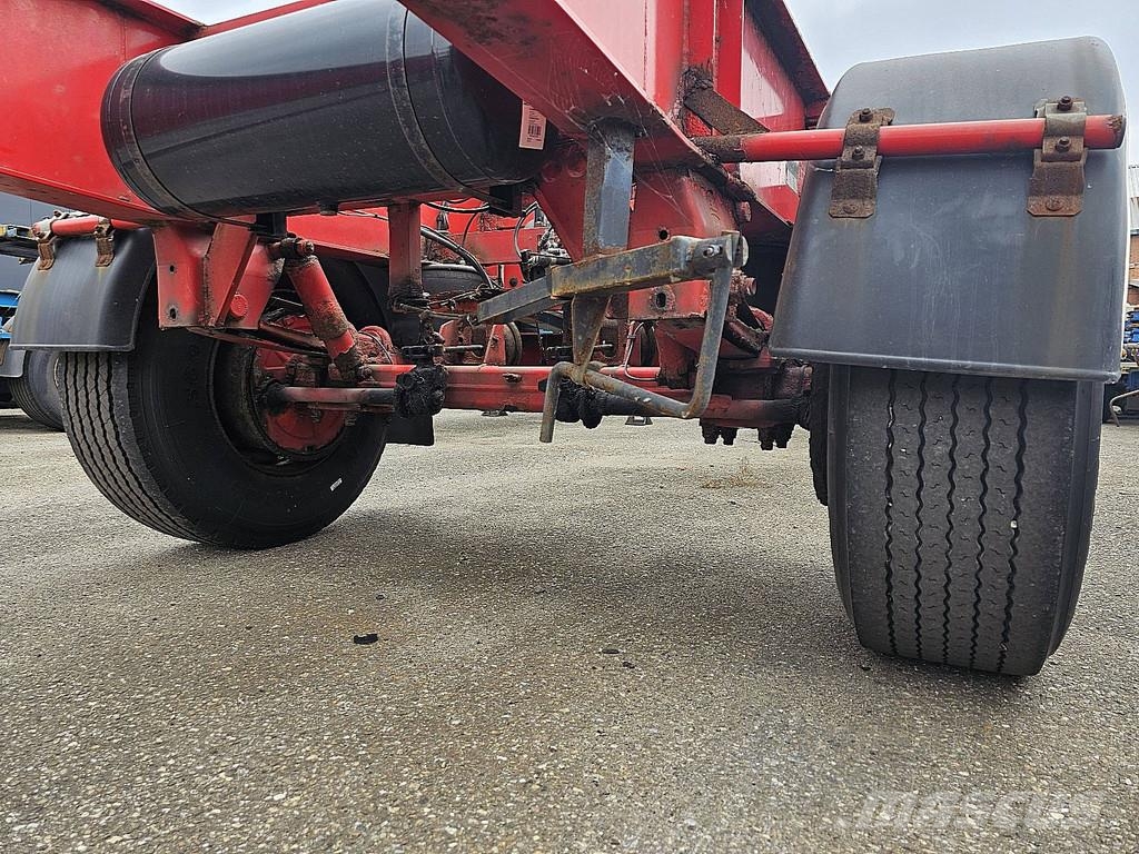 Dapa 20 FT CONTAINER 1 AXLE BPW DRUM Брезентови полуремаркета