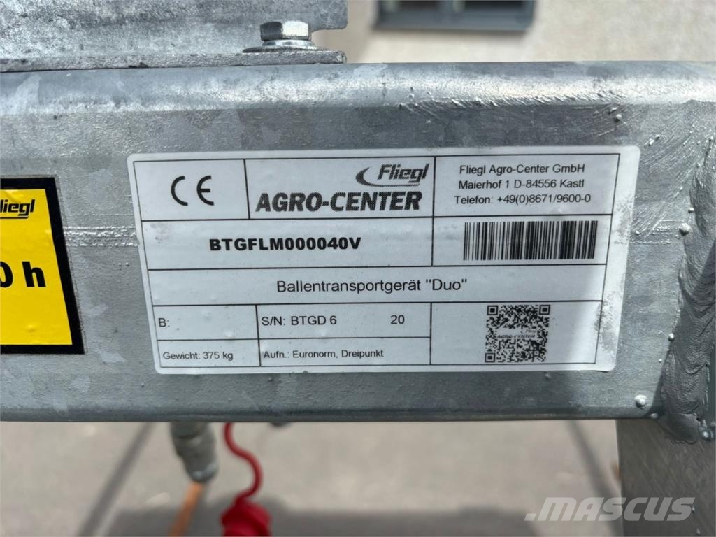 Fliegl Ballentransportgerät Duo ماكينات زراعية - غير ذلك