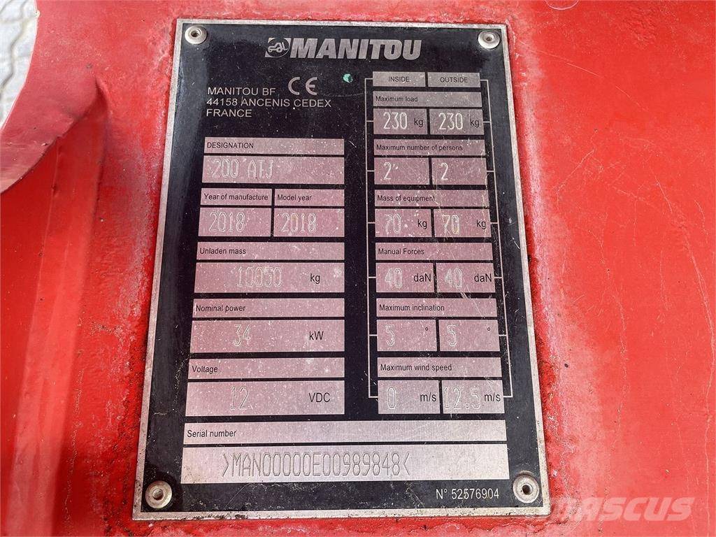 Manitou 200ATJ RC Zglobne podizne platforme
