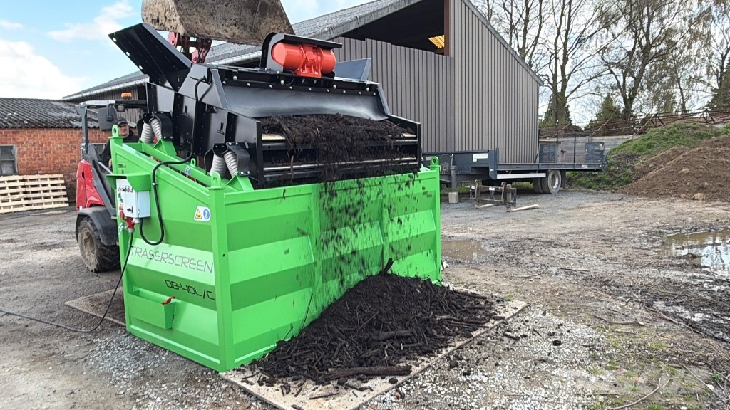 DB Engineering Traserscreen DB-40L vlakdekzeef Zeefmachine Zeefinstallatie