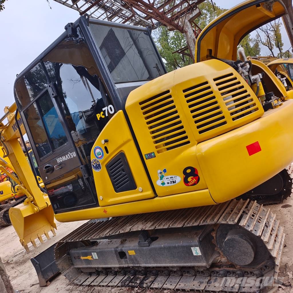 Komatsu PC70 28th Anniversary Promotion Price Paletli ekskavatörler