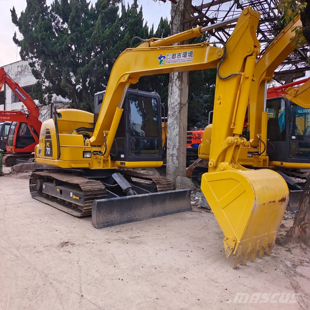 Komatsu PC70 28th Anniversary Promotion Price Paletli ekskavatörler