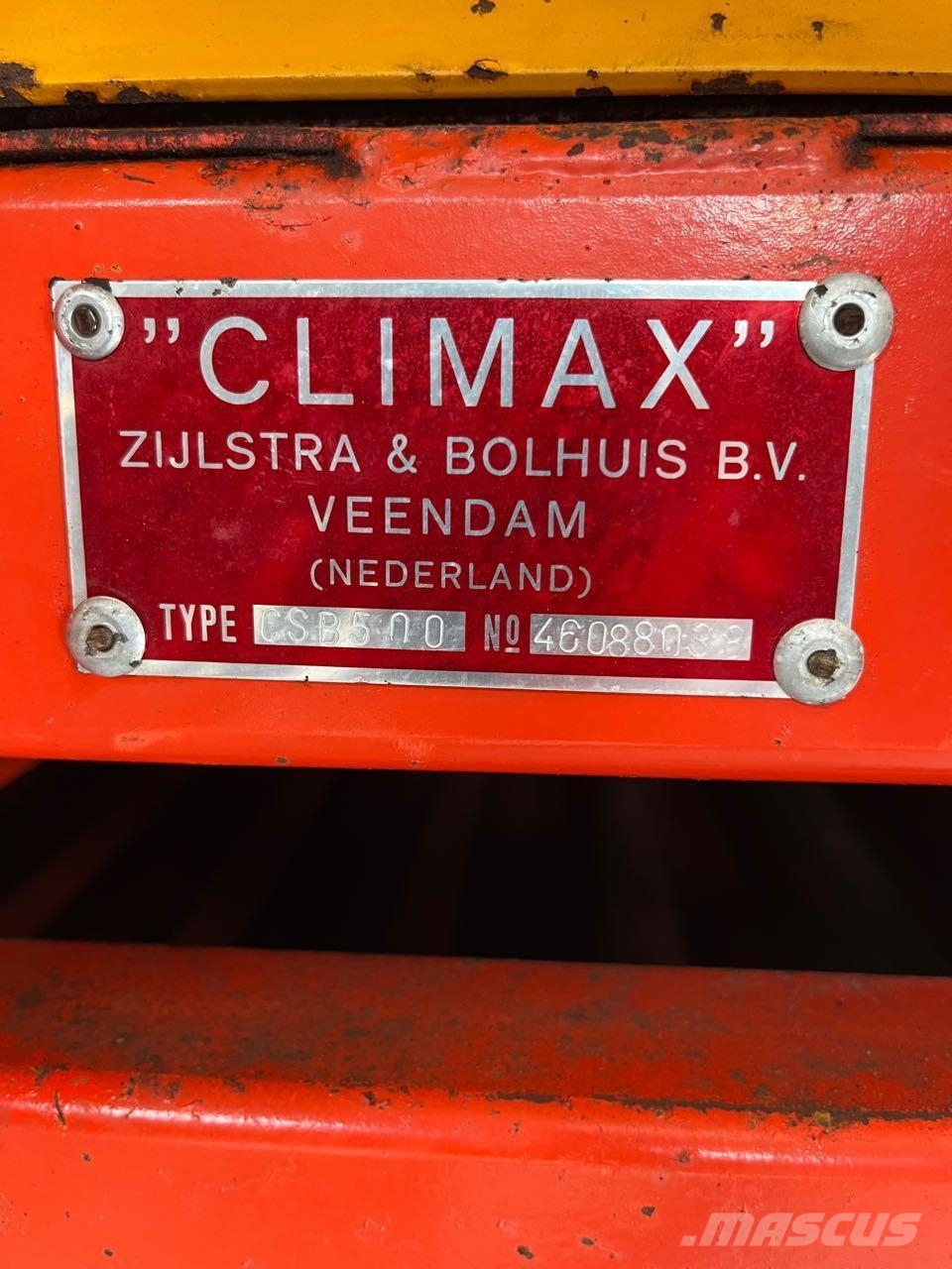 Climax CSB 500 Kartulitehnika - Muud