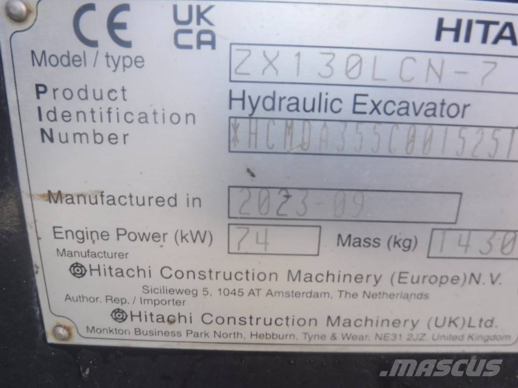 Hitachi ZX 130 LC N-7 Εκσκαφείς με ερπύστριες