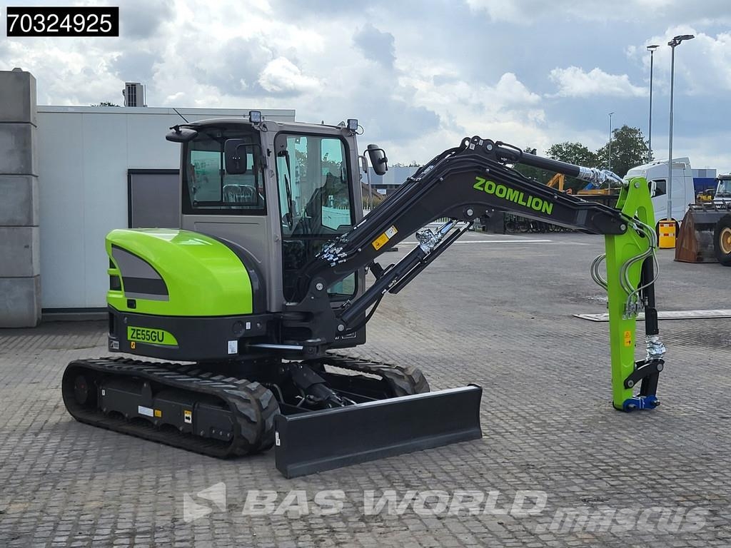 Zoomlion ZE55 GU KUBOTA ENGINE - CE CERTIFIED Minigravere <7t