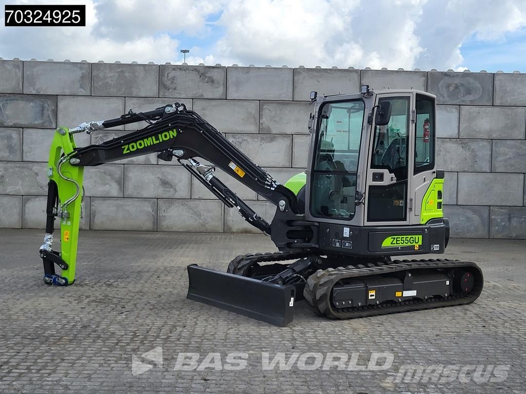 Zoomlion ZE55 GU KUBOTA ENGINE - CE CERTIFIED Minigravere <7t