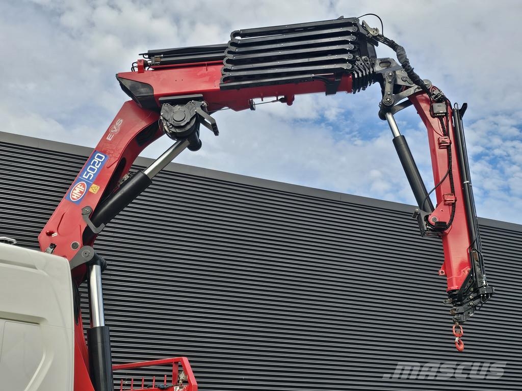 Scania G500 8x4/4 / HMF 50 tm + JIB + WINCH Smagās mašīnas ar celtni