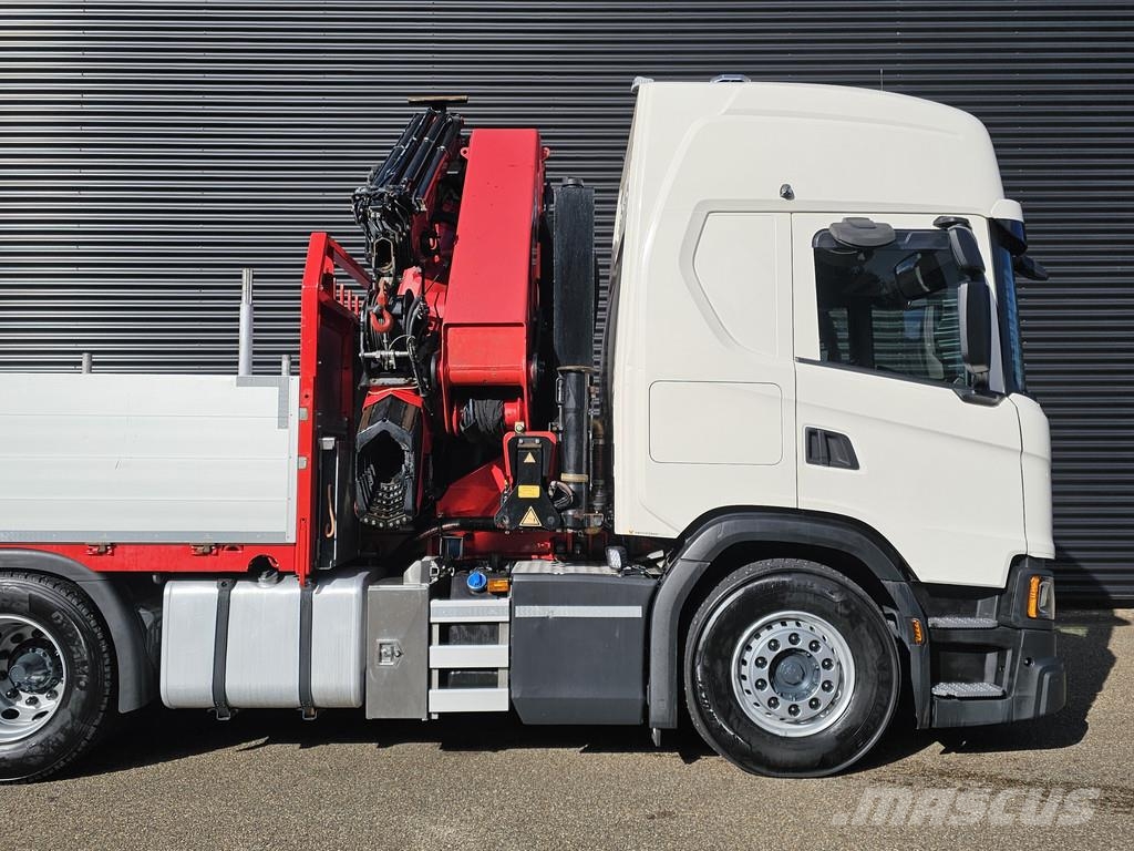 Scania G500 8x4/4 / HMF 50 tm + JIB + WINCH Smagās mašīnas ar celtni