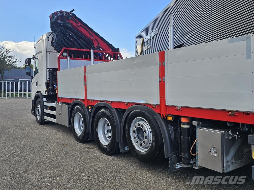 Scania G500 8x4/4 / HMF 50 tm + JIB + WINCH Smagās mašīnas ar celtni