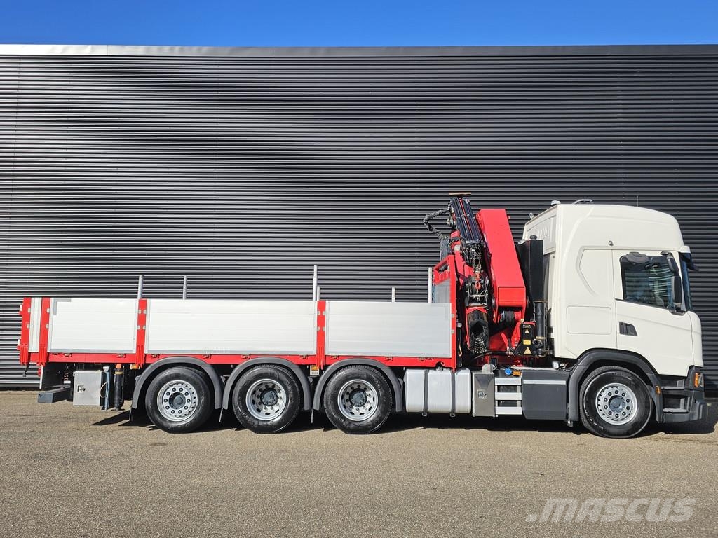 Scania G500 8x4/4 / HMF 50 tm + JIB + WINCH Smagās mašīnas ar celtni