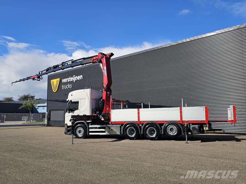Scania G500 8x4/4 / HMF 50 tm + JIB + WINCH Smagās mašīnas ar celtni