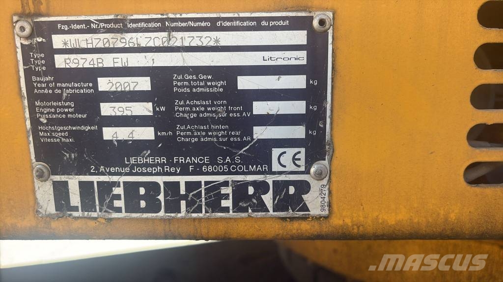 Liebherr R974B EW Crawler excavators