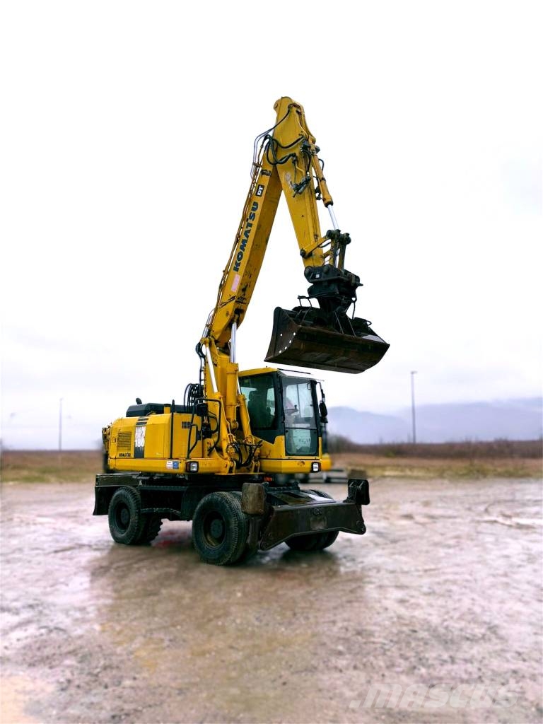Komatsu PW 180-7 ホイール式油圧ショベル(パワーショベル・ユンボ・バックホー)
