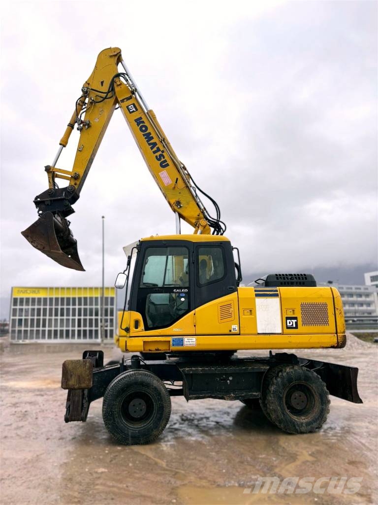 Komatsu PW 180-7 ホイール式油圧ショベル(パワーショベル・ユンボ・バックホー)