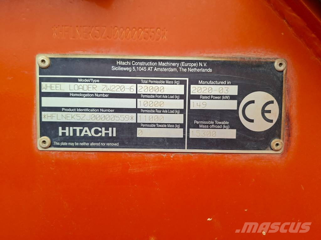 Hitachi ZW 220-6 Radlader