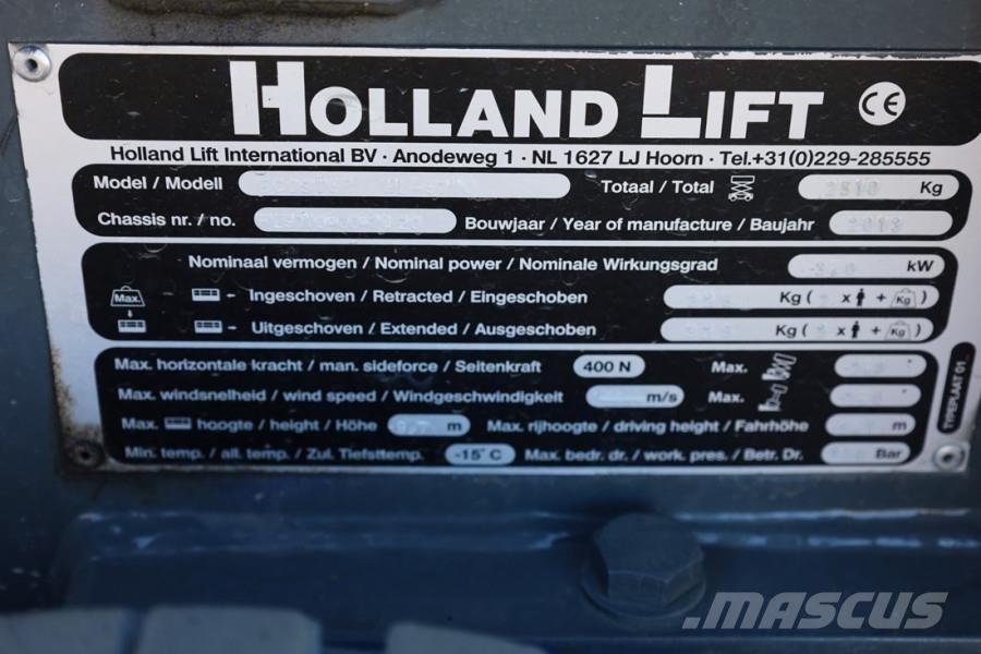 Holland Lift Ecostar HL-9710 Electric, 12m Working Height, 325k Elevadores de tesoura