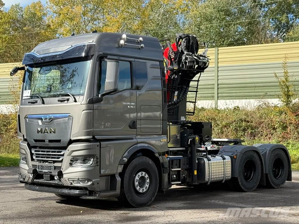 MAN TGX 26.580 MAN TGX 26.580 6x4 LANGHOLZ EPSILON TZ Camion trasporto legname