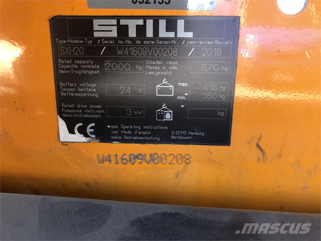 Still SXH 20 Deichselstapler